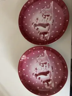 ピングー　ミスタードーナツ皿2枚セット