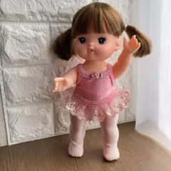 メルちゃんソランちやんサイズのバレリーナ衣装　レッスンレオタード
