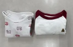 ユニクロ　babyGAP　ベビーギャップ　長袖ボディスーツ　2枚セット 90cm