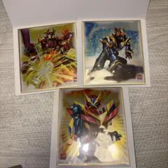 仮面ライダー色紙ART ギーツ バッファ ナーゴ Xガッチャード 3枚セット