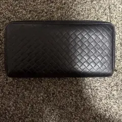 イントレチャート ラウンドファスナー長財布 ブラック
