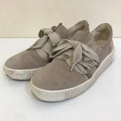 Gabor リボンデザインスリッポン スエードスニーカー 24.5cm ベージュのサムネイル