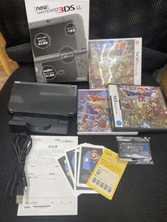 極美品❗️New任天堂 3DS LL メタリックグレー ドラクエ7.8.9ソフト付