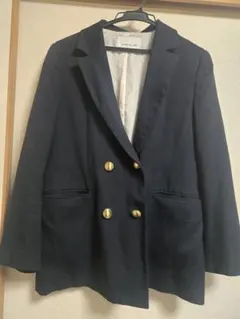 La TOTALITÉ ネイビー ダブルブレストジャケットのサムネイル