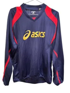 ASICS アシックス 長袖　サッカー プラシャツ　Tシャツ メンズ Lサイズ