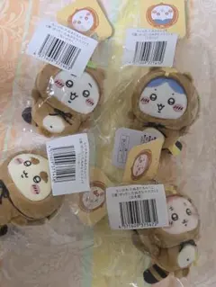 ちいかわ　たぬきだもん　たぬきなマスコット４個セット　ハチワレ　古本屋　シーサー