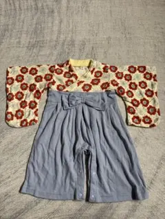 ひなまつり　べびー袴 袴ロンパース 80cm