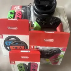 Nintendo Switch 本体 (グレー )＋純正プロコン2個セット - メルカリ