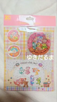 【匿名配送】ダッフィー＆フレンズ　フィルド・ウィズ・ジョイ　ポストカード　シール