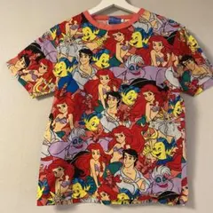 東京ディズニーリゾート リトルマーメイド 総柄Tシャツ Mのサムネイル