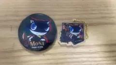 ペルソナ5 ロイヤル モルガナ モナ 缶バッジミラー アクリル
