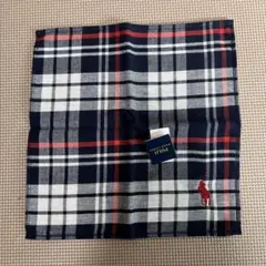 【新品未使用】Polo Ralph Lauren チェック柄タオルハンカチ