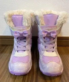 キッズ　子供　ムーンスター　スノーブーツ19cm