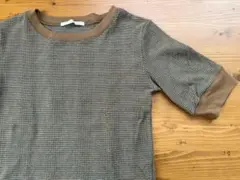JOHNBULL レディース 半袖カットソー M ブラウン系 ストライプ