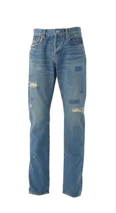 ヒステリックグラマー RAMONES 英字総柄 デニムパンツ 34インチ 希少 
