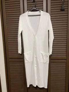 UNTITLEDアンタイトル ホワイト ロングカーディガン 長袖 2のサムネイル