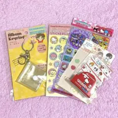 アルバムキーホルダー シール ステッカー 5点セット サンリオ