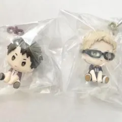 【新品未開封】 ハイキュー!! ぺたっとねじまきますこっと 月島蛍 牛島若利