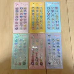 おはじきふうシール　サンリオ　6種類セット