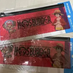 【新品未使用】モスバーガー×ONEPIECE スライダーケース2個セット