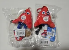 パリオリンピック 公式マスコット　フリージュ ぬいぐるみキーホルダー2点セット