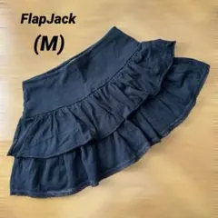 FlapJack 2段フリル ミニスカート裾レース ブラック 伸縮性あり 衣装のサムネイル