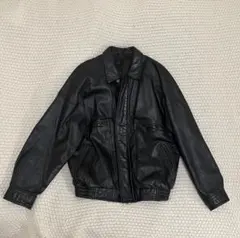 vintage A-2 cow leather bomber jacket