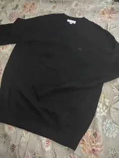 LACOSTE ブラック クルーネックセーター M