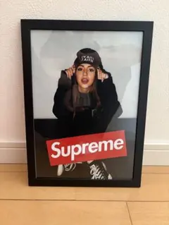supreme アートポスター　(パロディ)ブラックフレーム人気の為残り僅か