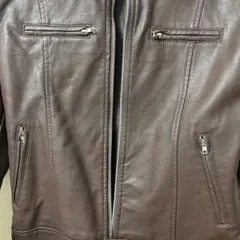 12/7迄お値下げ！新品未使用タグ付　ブラウン ライダース※仕事でない日早い発送