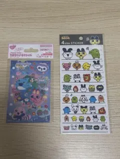 たまごっち たまもりしーるリフィル & 4size STICKER シールセット
