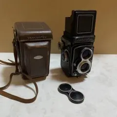 ヤシカ Yashica flex 二眼レフ　80mm ブローニ　弁当箱のサムネイル