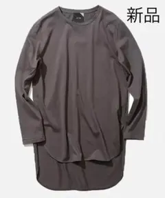 タグ付き新品ATON エイトン ラウンドヘムロングTシャツ ATON（エイトン）の「＜ATON＞ラウンドヘム ロングスリーブ カットソー