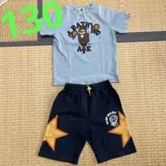 超美品⭐️BAPE KIDS イエロー Tシャツとショートパンツ3点セット 100 