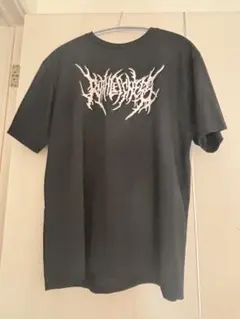 プリントロゴ Tシャツ 黒 Mサイズ