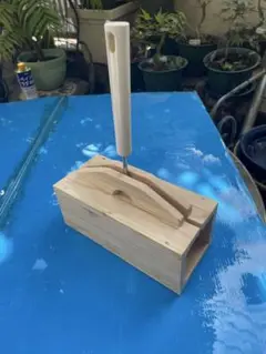 手作り木製　コロコロ立て