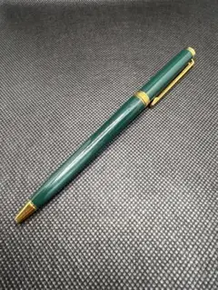 ZEBRA 18K ボールペン 深緑 マーブル模様 ゴールド金具 - メルカリ