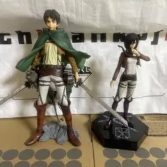 進撃の巨人 立体機動スペシャルフィギュア エレン ミカサ 2種セット 進撃の巨人 立体機動スペシャルフィギュア エレン ミカサ 2体セット