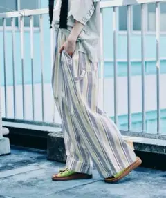 2026年最新】nicoand マルチストライプワークパンツの人気アイテム
