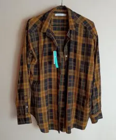 AMERICAN HOLIC イージーケア バックタックシャツ マスタード L