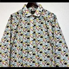Needles 尼爾斯 總圖案襯衫 動物圖案 L 個性 美品