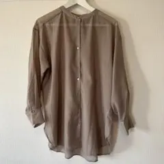 OPAQUE.CLIP 長袖　ブラウス　シャツ　シフォン　レディース