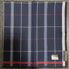 MEN'S BIGI ハンカチ ネイビー チェック柄のサムネイル