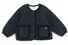 ネイビー キルティングジャケット　プティマイン　130 美品