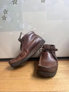 R*e様 希少アイルランド製 クラークス Clarks ワラビー スムースレザー