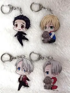 ユーリ!!! on ICE てくトコ　アクリルキーホルダー　セット販売