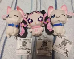 アイドルプリキュア　コロっとまんまる　プリフェイスぬいぐるみ　3点セット