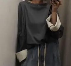 ETRE TOKYO ボートネックカフスロンTee ZOZO限定カラー