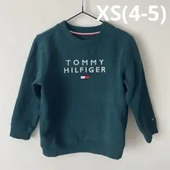 値下げ！TOMMY HILFIGER ダークグリーン トレーナーXS
