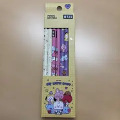 BT21 鉛筆セット 6本入り　2B